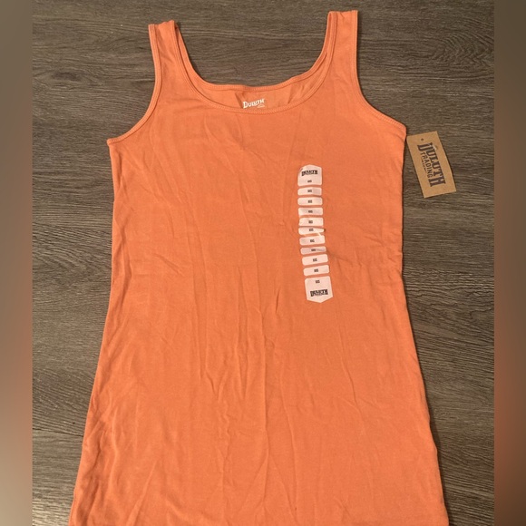 NWT Duluth Trading Co XXS Orange Tank Top - Picture 4 of 11